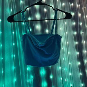 Aerie Women's Blue Cropped Tank